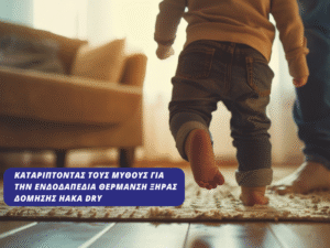 haka dry ενδοδαπέδια θέρμανση ιδανική λύση για σπίτια με παιδιά